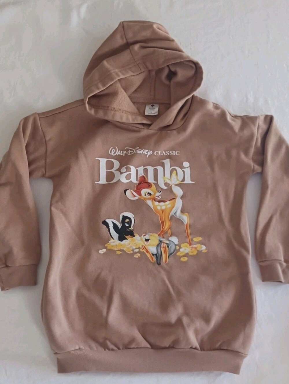 Tucker + Tate Tan Disney's Bambi Hoodie Sweatshirt Size 7